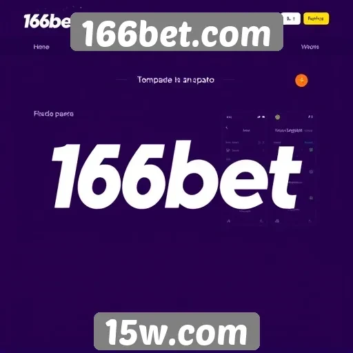 Avaliação da interface do usuário do site 166bet
